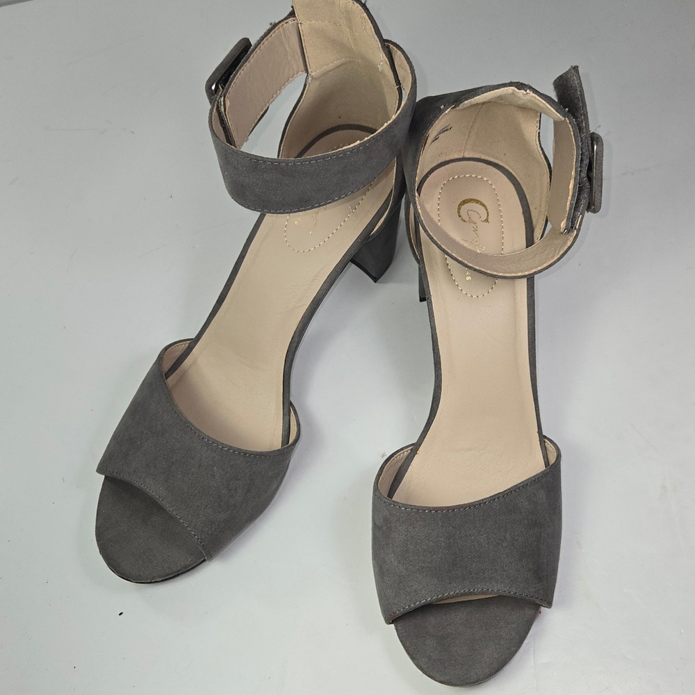 C Comfort‎ Est 1946 shoe Women's Ankle Adjustable Strap Block Heel Size 10M